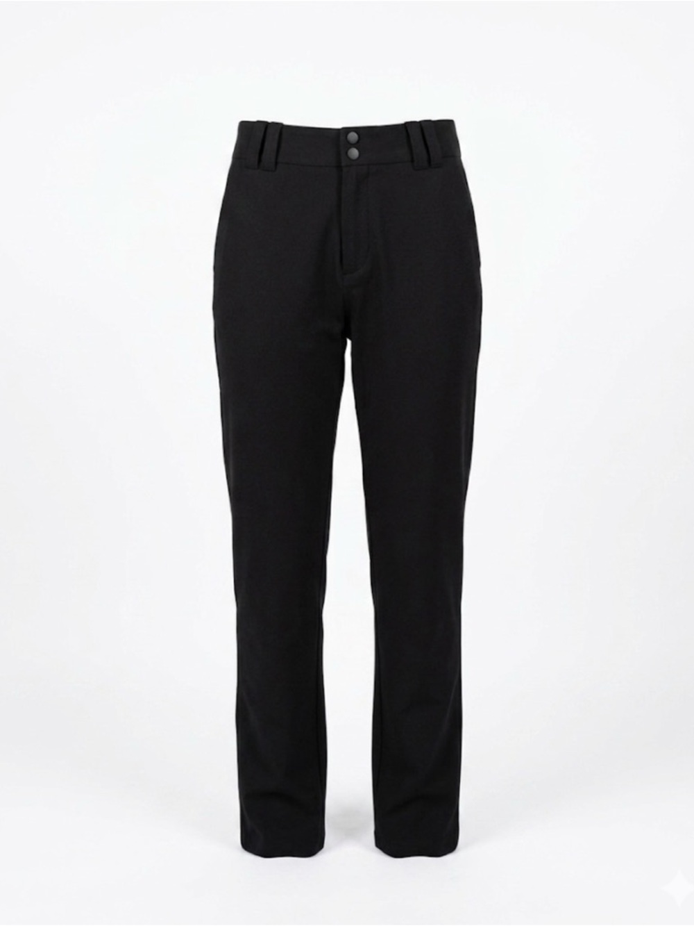 INTENSITY Straight Leg Polyester Pants, Women’s Size M, Black